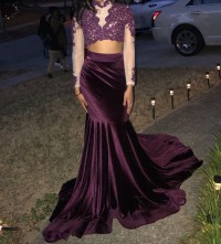 see through prom dress