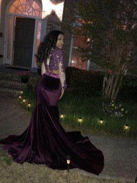 see through sleeve prom dress