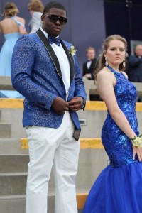 good quality royal blue prom dress