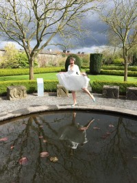 perfect knee length wedding dress