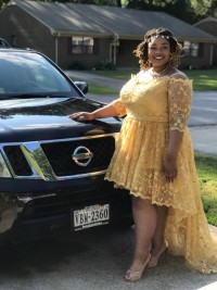 Gorgeous custom prom gown