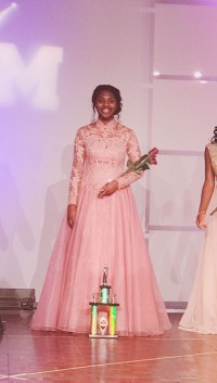 completely customized pink dress