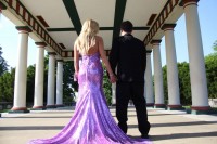 beautiful sequin prom dress