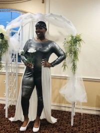 10 Year Wedding Anniversary dress with overskirt