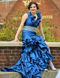 amazing ruffled prom dress 2019