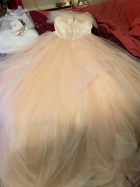 Lunss Custom Colored Wedding Dress