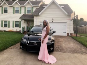 candy pink dress for Prom 2k19