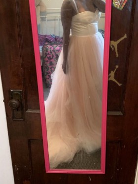 gorgeous colored wedding dress