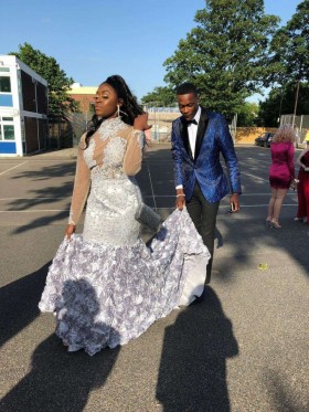 Lunss custom prom gown
