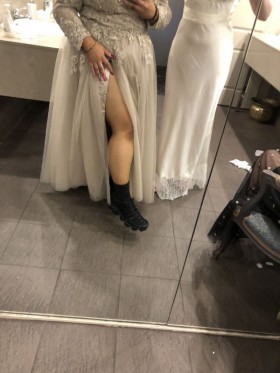 slit dress