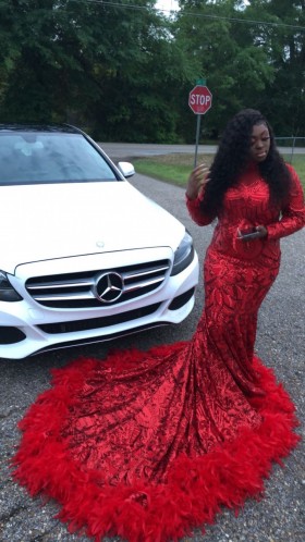 Prom 2019 red dress