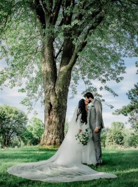 dream wedding dress with removable skirt