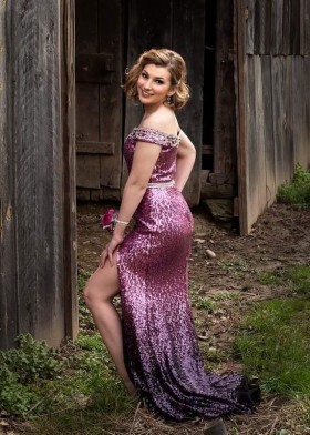 GLORIOUS SENIOR PROM DRESS