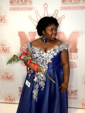 grey 3D flowers royal blue off shoulder gorgeous ball gown dress
