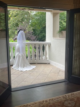 Lunss custom made stunning mermaid wedding dress