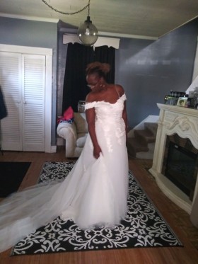 awesome job with my wedding dress