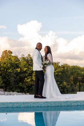 beautiful custom made wedding dress