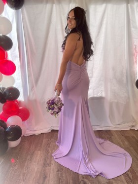 beautiful slit prom dress
