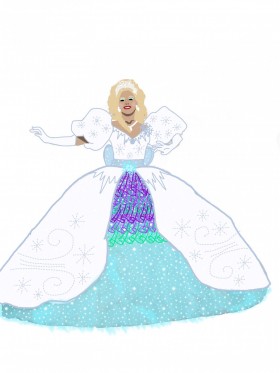 winter wonderland ballgown