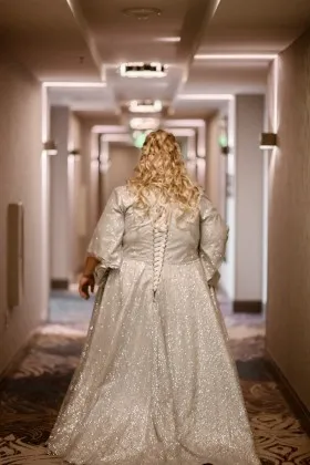 gorgeous custom wedding dress