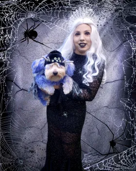black Halloween dress