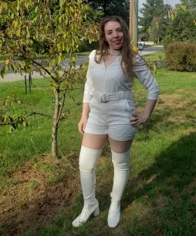 amazing white romper