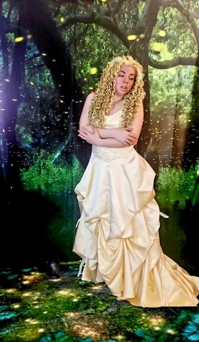 like a princess wearing this dress