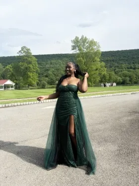 custom green prom dress custom green prom dress