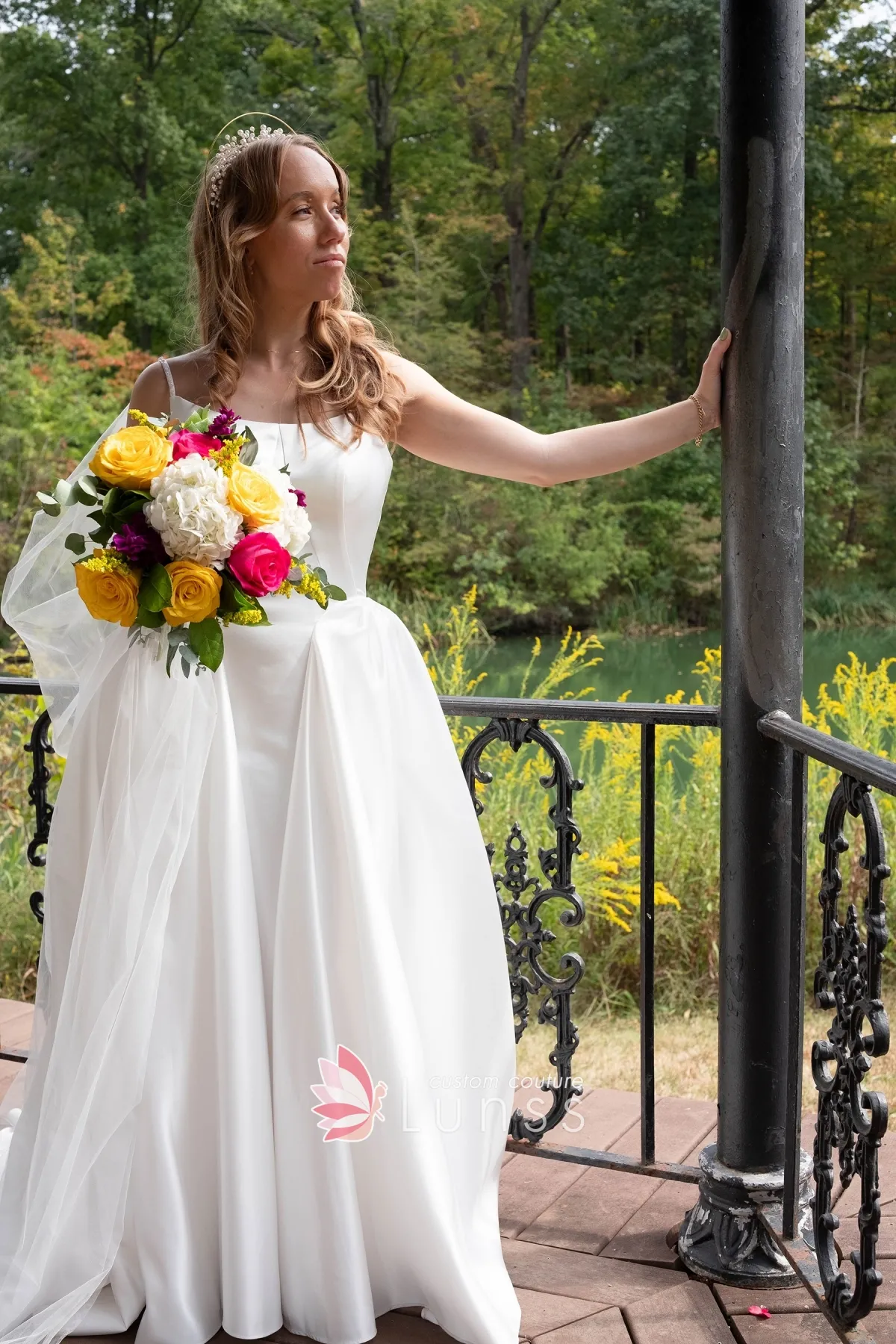 custom bride wedding dress