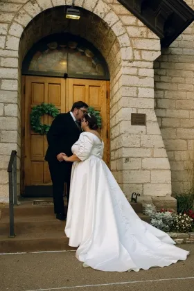 my wedding dress fit me like a glove