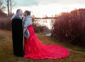 I had my dress made through Lunss