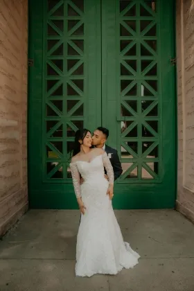 I worked with Lunss to design my wedding dress