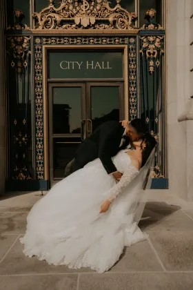 mermaid style wedding dress