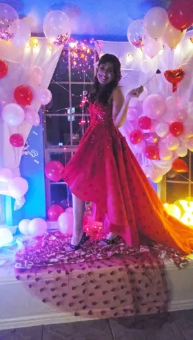 stunning valentine dress