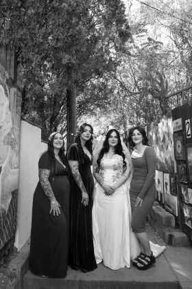 how unique and beautiful my dress was
