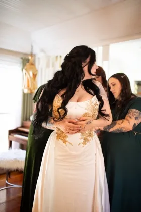 my dress was so beautiful