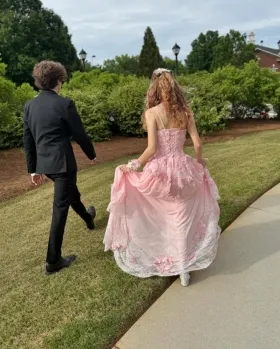 stunning pink prom dress 2026
