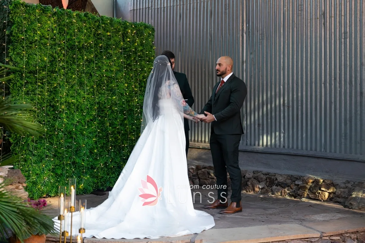 unique and beautiful wedding dress