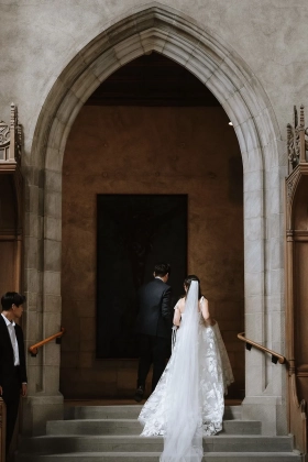 Lunss custom lace wedding dress