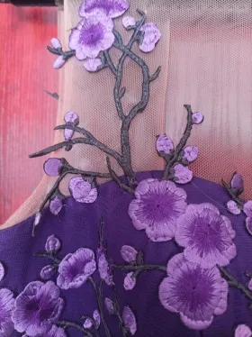 fascinated by its embroidery