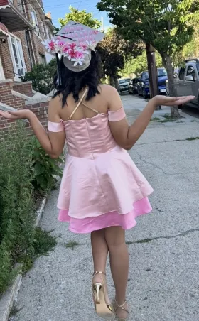 we are extremely happy with this custom dress