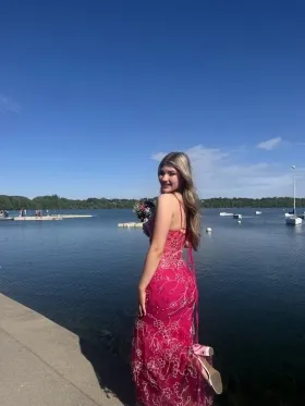 hot pink prom dress 2026