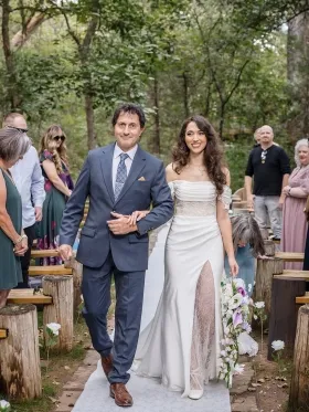 I absolutely loved my custom wedding dress