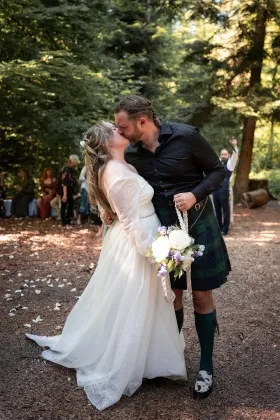 the perfect floor length dress for an indecisive bride