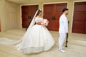 Lunss princess wedding dress