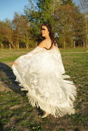 kimono style wedding dress